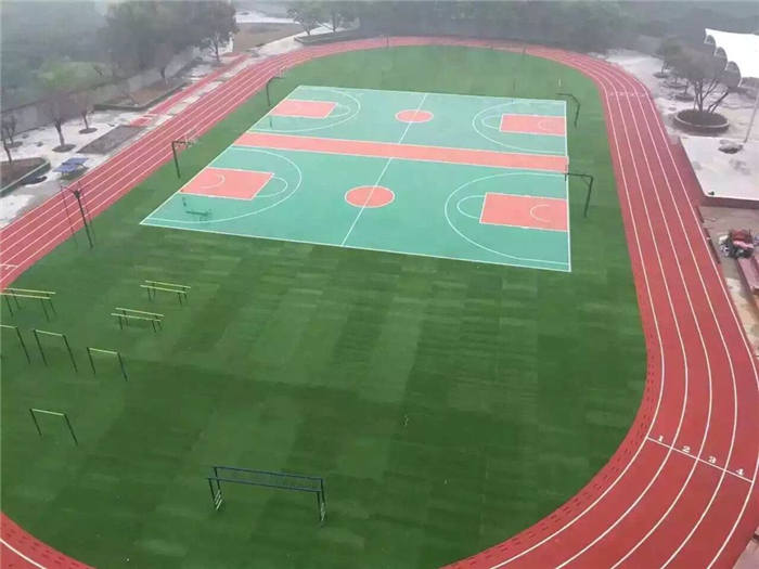 某某学校跑道及篮球场